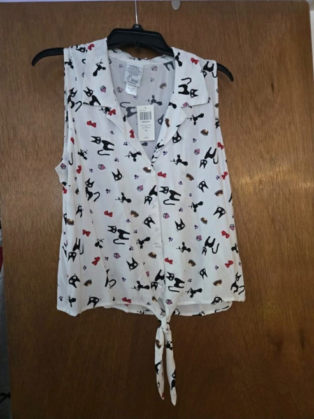 NWT Studio Ghibli Kiki's Delivery Service Hot Topic Woven Tank XL